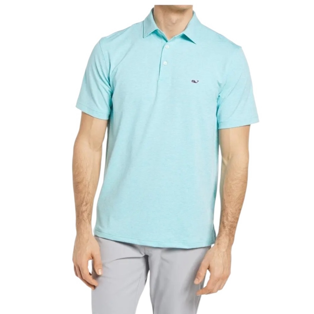 EUC Vineyard Vines Men's “Marshall” Solid Pique Polo - Picture 8 of 8